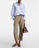 Staud Staud Port Medium striped canvas tote bag - 5
