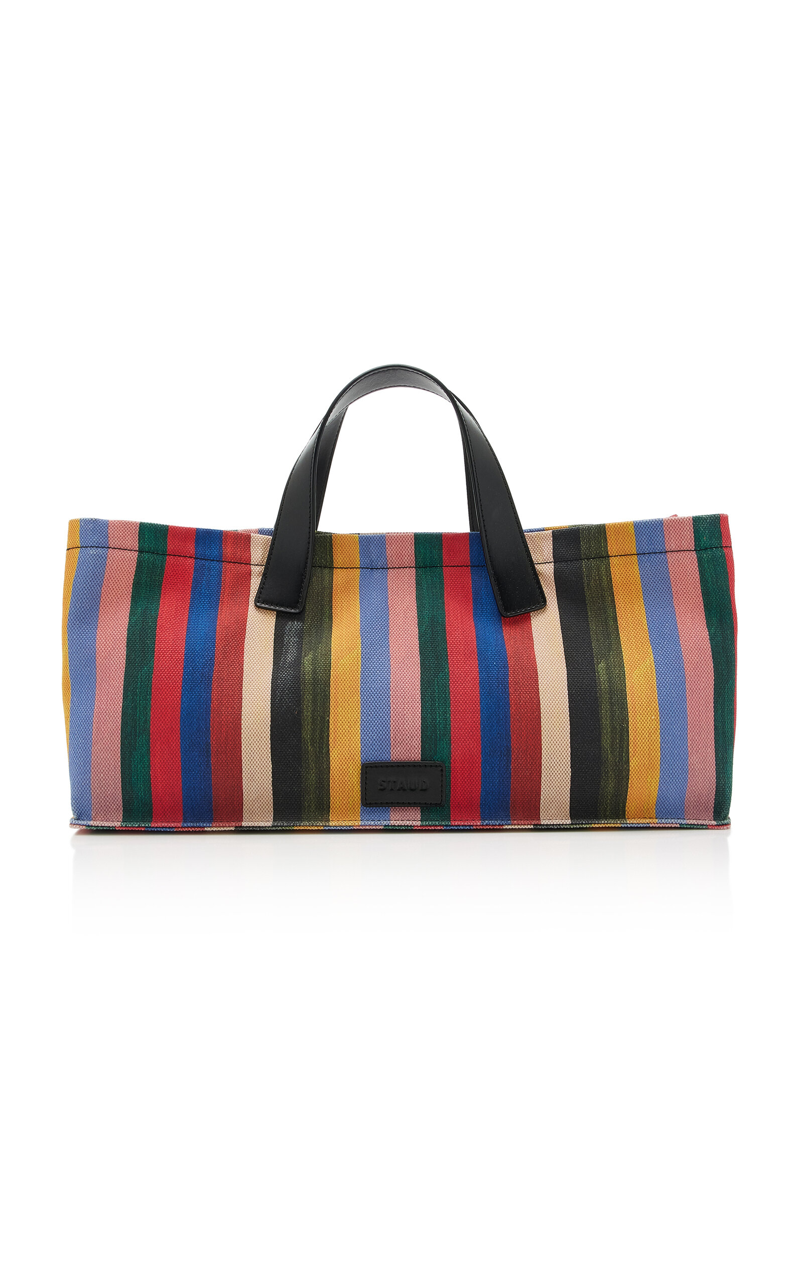 STAUD STAUD Port Striped Canvas Tote Bag