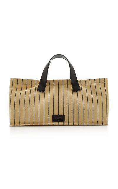 STAUD STAUD Port Striped Tote Bag