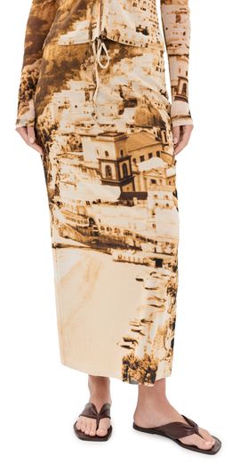 STAUD STAUD Porta Skirt Cliffside
