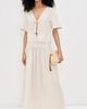 STAUD STAUD Procida Linen Skirt Natural - 5