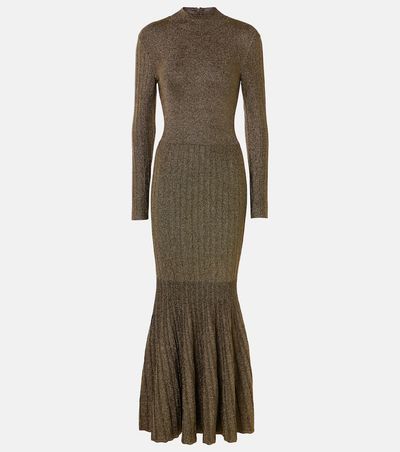 Staud Staud Raquel lamÃ© maxi dress