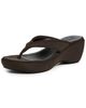 STAUD STAUD Remy Thong Wedge Sandals Espresso - 1