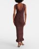 Staud Staud Roan open-knit midi dress - 6