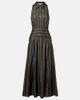 Staud Staud Romy striped cotton midi dress - 1