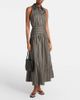 Staud Staud Romy striped cotton midi dress - 2