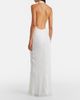 Staud Staud Roselle beaded halterneck organza maxi dress - 5