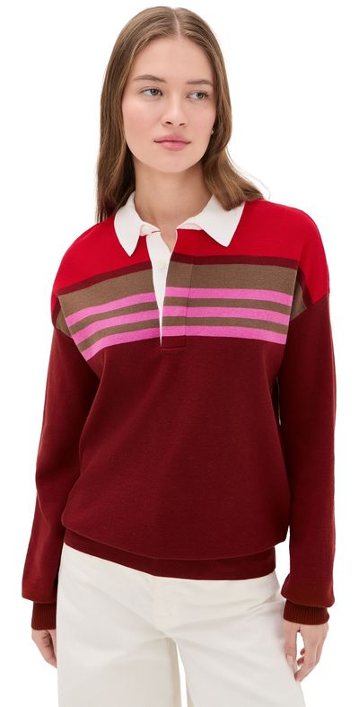 STAUD STAUD Sail Top Cardinal Multi Stripe