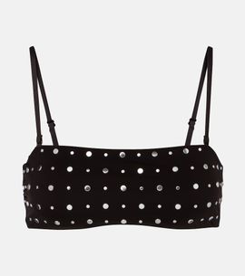 Staud Staud Sara studded bikini top