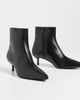 STAUD STAUD Sebastian Kitten Heel Ankle Boots Black - 5
