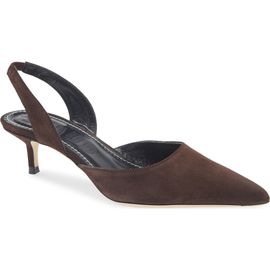 STAUD STAUD Sebastian Slingback Pointed Toe Kitten Heel Pump