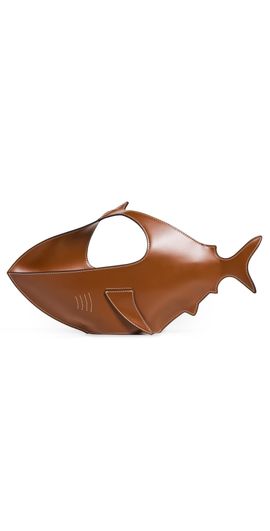 STAUD STAUD Shark Hand Bag Tabac One