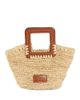 Staud Staud Shirley Raffia Mini Bucket Bag - 1