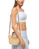 Staud Staud Shirley Raffia Mini Bucket Bag - 2