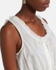 Staud Staud Sicilia lace-trimmed cotton voile top - 3