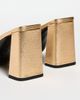 STAUD STAUD Sloane Heel Sandals Gold 39.5 - 4