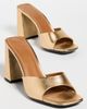 STAUD STAUD Sloane Heel Sandals Gold 39.5 - 5