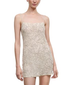 Staud Staud St Clair Embellished Mini Dress