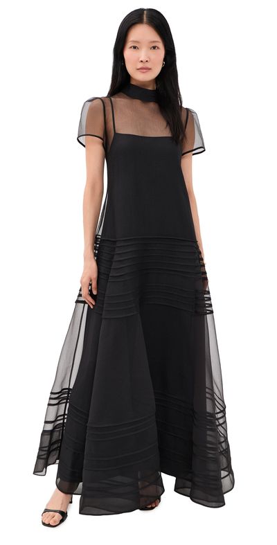 STAUD STAUD Stratton Dress Black