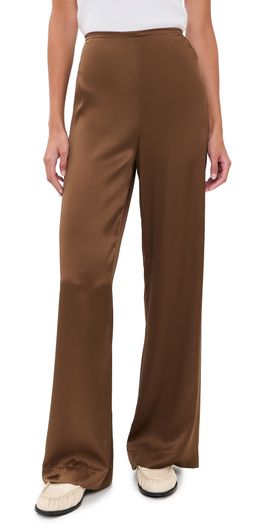 STAUD STAUD Stroll Silk Pants Cigar