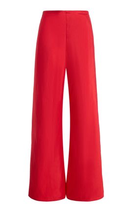 STAUD STAUD Stroll Silk WideLeg Pants