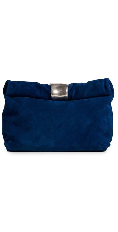 STAUD STAUD Suede Cuff Clutch Cobalt One