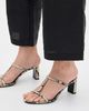STAUD STAUD Talita Heel Sandals White Snake - 3