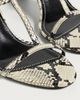STAUD STAUD Talita Heel Sandals White Snake - 6