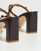 STAUD STAUD Talita Heel Sandals Wood Beads - 4