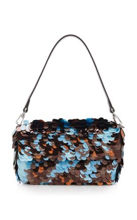 STAUD STAUD Timmy Convertible Sequined Leather Bag