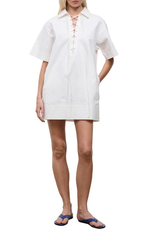 STAUD STAUD Tove Lace Up Dress