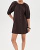 STAUD STAUD Vincent Mini Dress Earth - 5