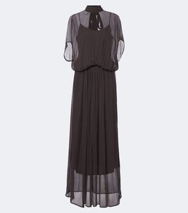 Staud Staud Viviana sheer maxi dress
