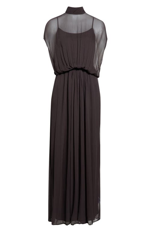 STAUD STAUD Viviana Shirred Maxi Dress