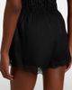 Staud Staud Von lace-trimmed linen shorts - 4
