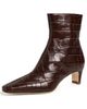 STAUD STAUD Wally Ankle Boots Espresso Croco - 1