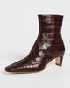 STAUD STAUD Wally Ankle Boots Espresso Croco - 2