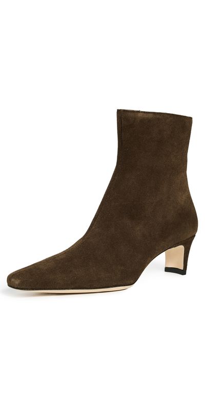 STAUD STAUD Wally Ankle Boots Truffle