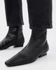 STAUD STAUD Wally Flat Ankle Boots Black Snake - 3