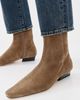 STAUD STAUD Wally Flat Ankle Boots Cigar - 3