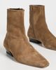 STAUD STAUD Wally Flat Ankle Boots Cigar - 5