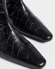 STAUD STAUD Wally Flat Boots Black Croco - 6