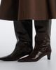 Staud Staud Wally snake-print leather knee-high boots - 3