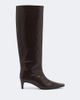 Staud Staud Wally snake-print leather knee-high boots - 6