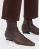 STAUD STAUD Wally Sock Flat Ankle Boots Espresso - 3