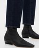 STAUD STAUD Wally Sock Flat Leather Ankle Boots Black - 3