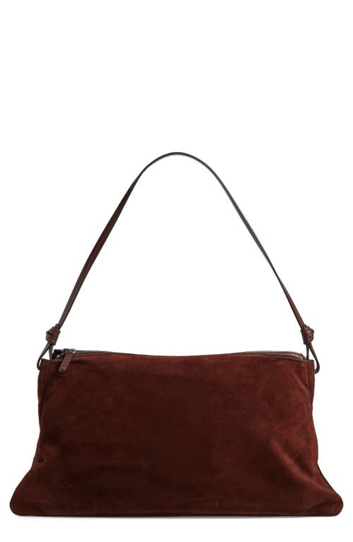 STAUD STAUD Wally Suede Shoulder Bag