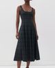 STAUD STAUD Wells Dress Ink Blue Plaid - 2