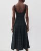 STAUD STAUD Wells Dress Ink Blue Plaid - 3