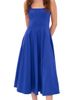 STAUD STAUD Wells Dress Royal Blue - 1